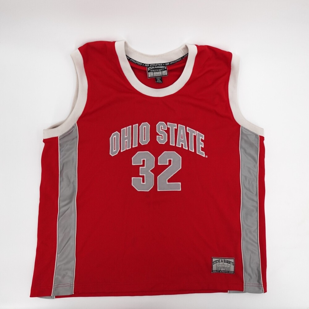 Ohio State Buckeyes Jersey Adult 2XL XXL #32 Red Steve & Harrys NCAA Basketball